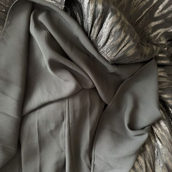 Lilly Pulitzer Avelynn Silk Dress Black Onyx Seeing Spots Metallic sz 8 NWT $258 - Picture 8 of 10